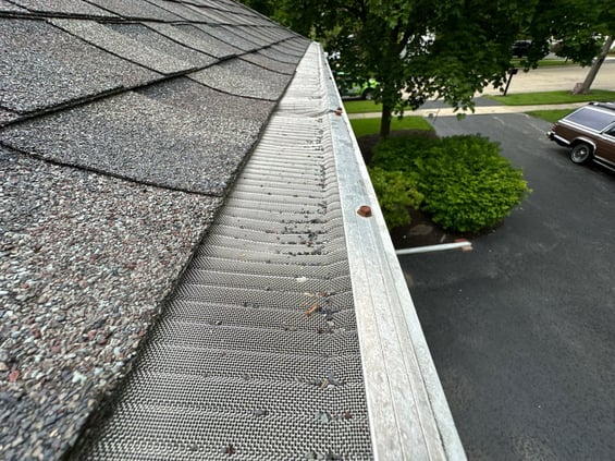 gutter guard example photo