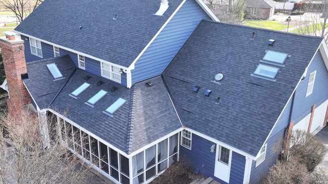 asphalt shingled roof