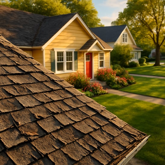 Excessively worn roof
